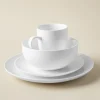 A La Carte 'Ashford Coupe' Porcelain Dinner Plate (White)