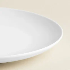 A La Carte 'Ashford Coupe' Porcelain Dinner Plate (White)