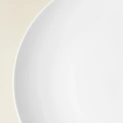 A La Carte 'Ashford Coupe' Porcelain Dinner Plate (White)