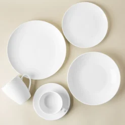 A La Carte 'Ashford Coupe' Porcelain Soup- Pasta Plate (White)