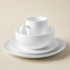 A La Carte 'Ashford Coupe' Porcelain Side Plate (White)