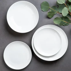 A La Carte 'Ashford Coupe' Porcelain Side Plate (White)