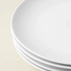 A La Carte 'Ashford Coupe' Porcelain Side Plate (White)