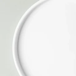 A La Carte 'Bergen' Porcelain Dinner Plate (White)