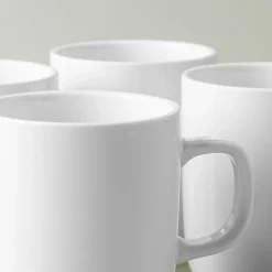 A La Carte 'Bergen' Porcelain Mug 350ml (White)