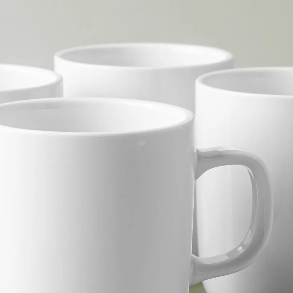 A La Carte 'Bergen' Porcelain Mug 350ml (White)
