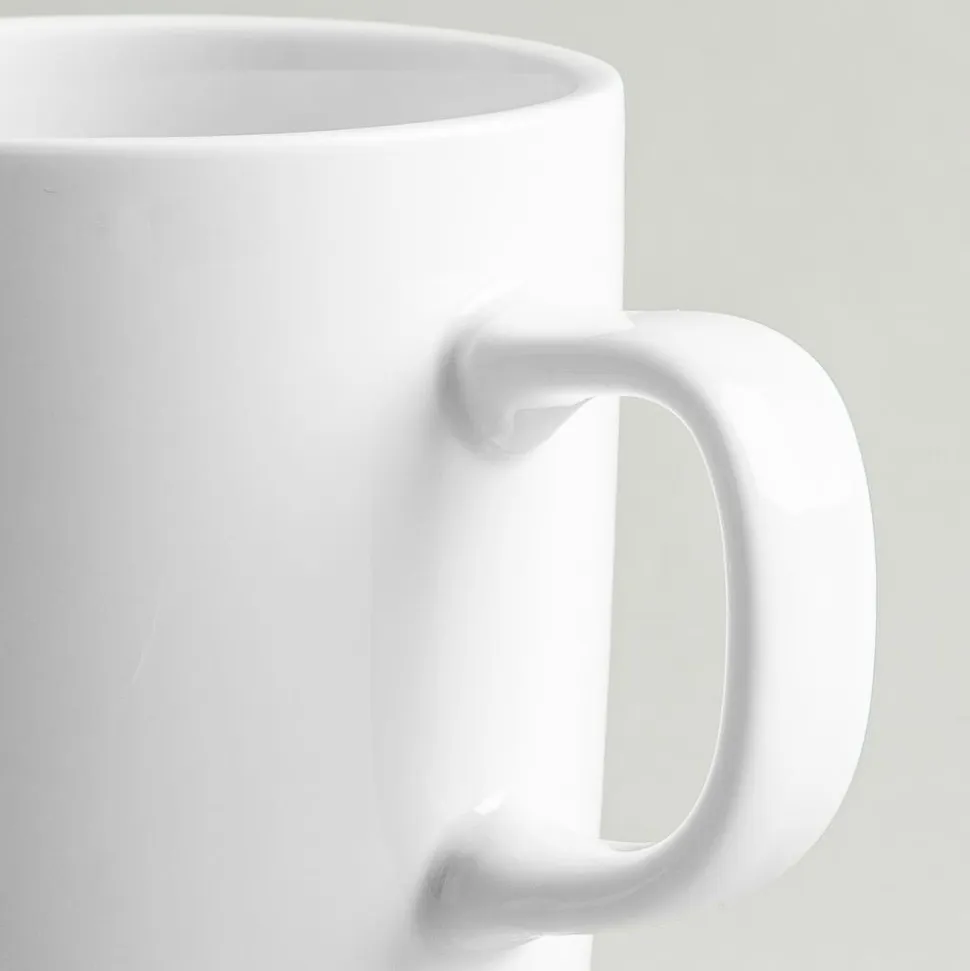 A La Carte 'Bergen' Porcelain Mug 350ml (White)