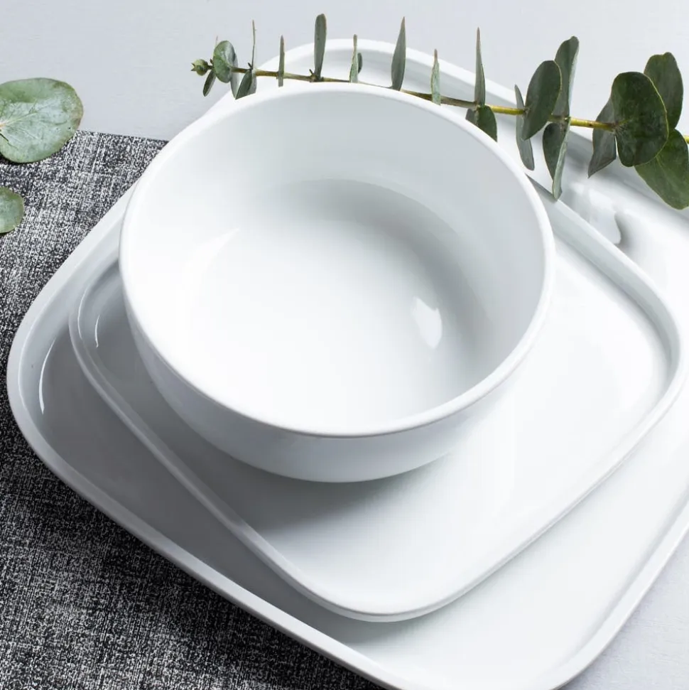 A La Carte 'Bergen' Porcelain Side Plate (White)