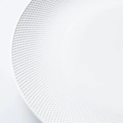 A La Carte 'Diamond Coupe' Porcelain Dinner Plate 10.25