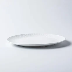 A La Carte 'Diamond Coupe' Porcelain Dinner Plate 10.25