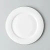 A La Carte 'Diamond Platinum' Porcelain Side Plate (White)