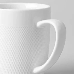 A La Carte 'Diamond' Porcelain Coffee Mug (White)