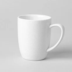 A La Carte 'Diamond' Porcelain Coffee Mug (White)