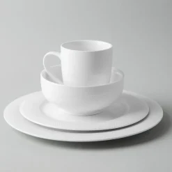 A La Carte 'Diamond' Porcelain Cereal Bowl (White)