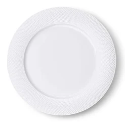 A La Carte 'Diamond' Porcelain Side Plate (White)