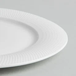 A La Carte 'Diamond' Porcelain Side Plate (White)