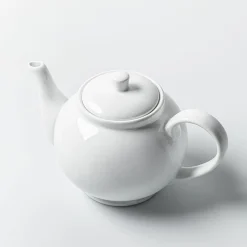 A La Carte Essentials 'Basic' Porcelain Tea Pot (White)