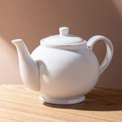 A La Carte Essentials 'Basic' Porcelain Tea Pot (White)