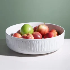 A La Carte 'Essentials' Porcelain Serving Bowl 30 x 9 cm (White)