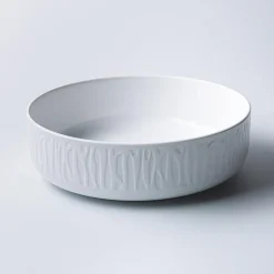 A La Carte 'Essentials' Porcelain Serving Bowl 30 x 9 cm (White)