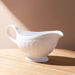 A La Carte Essentials Porcelain Gravy Boat
