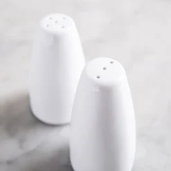 A La Carte 'Essentials' Porcelain Salt & Pepper - Set of 2 (White)