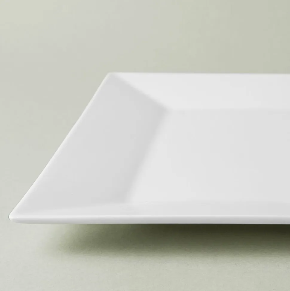A La Carte 'Essentials' Porcelain Platter 12"sq. (White)