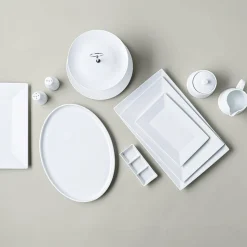 A La Carte 'Essentials' Porcelain Platter 12"sq. (White)