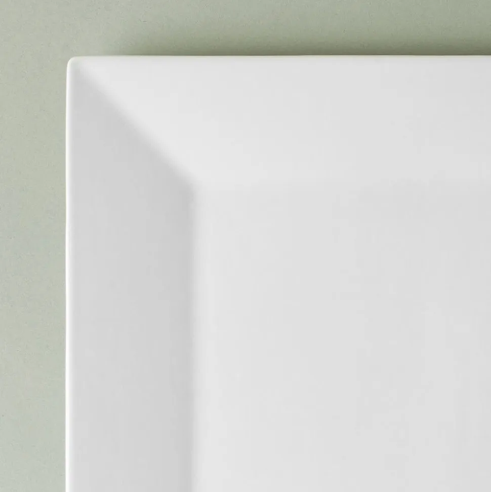 A La Carte 'Essentials' Porcelain Platter 12"sq. (White)