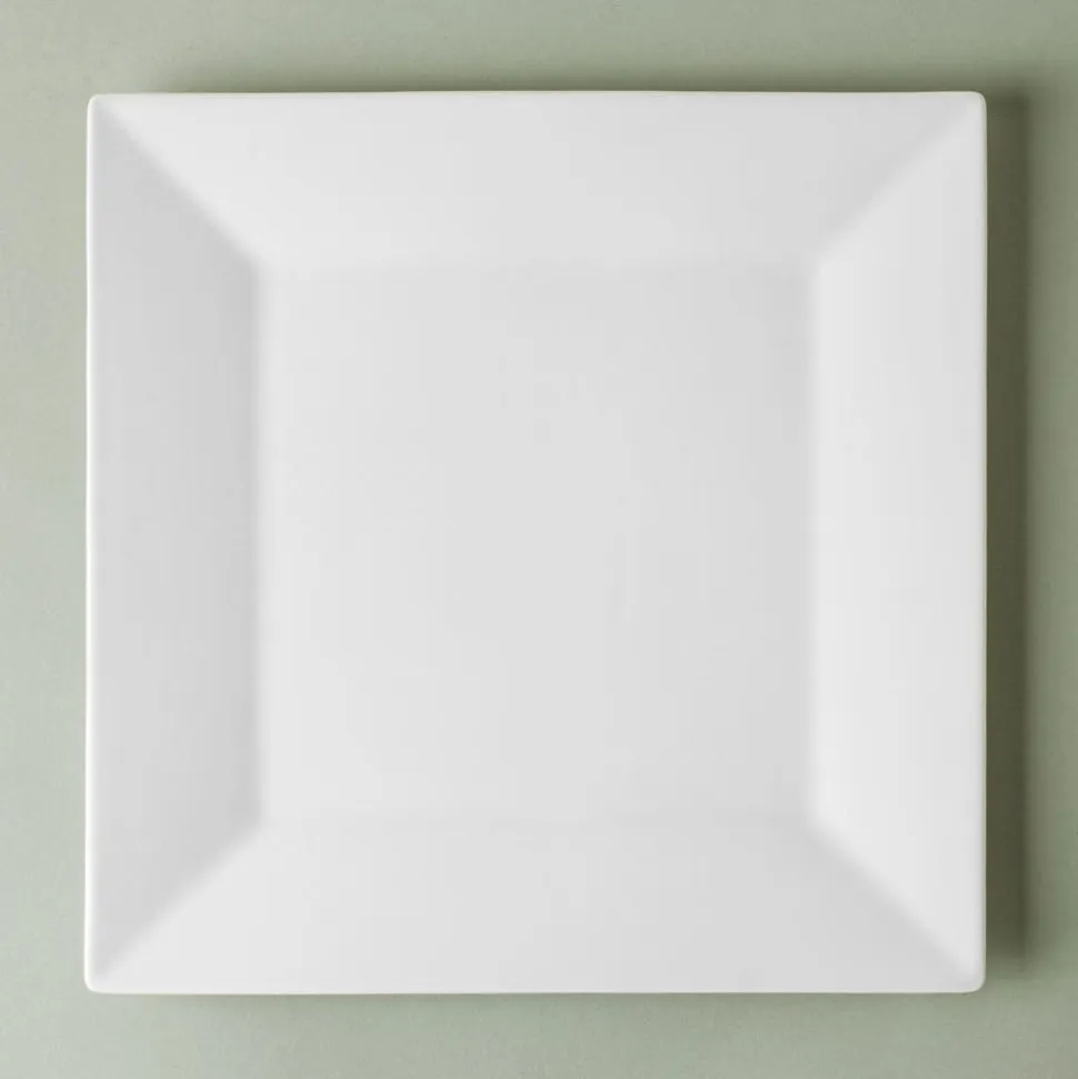 A La Carte 'Essentials' Porcelain Platter 12"sq. (White)