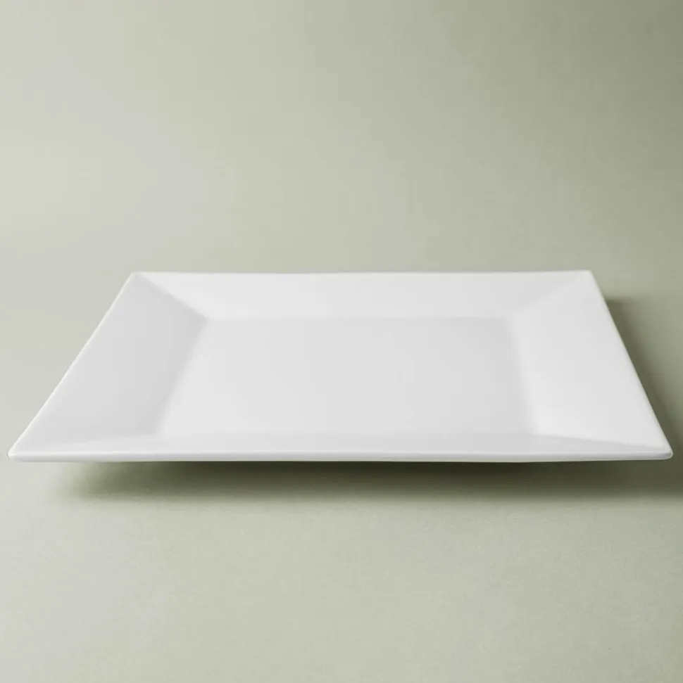 A La Carte 'Essentials' Porcelain Platter 12"sq. (White)