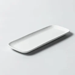 A La Carte Essentials 'Rectangular' Porcelain Platter Small (White)