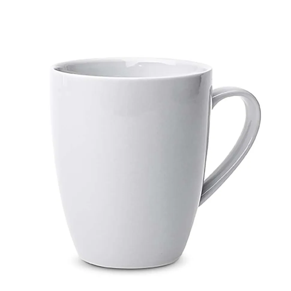 A La Carte 'Oxford' Porcelain Bullet Mug 400ml (White)