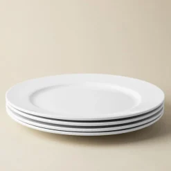 A La Carte 'Oxford' Porcelain Dinner Plate (White)