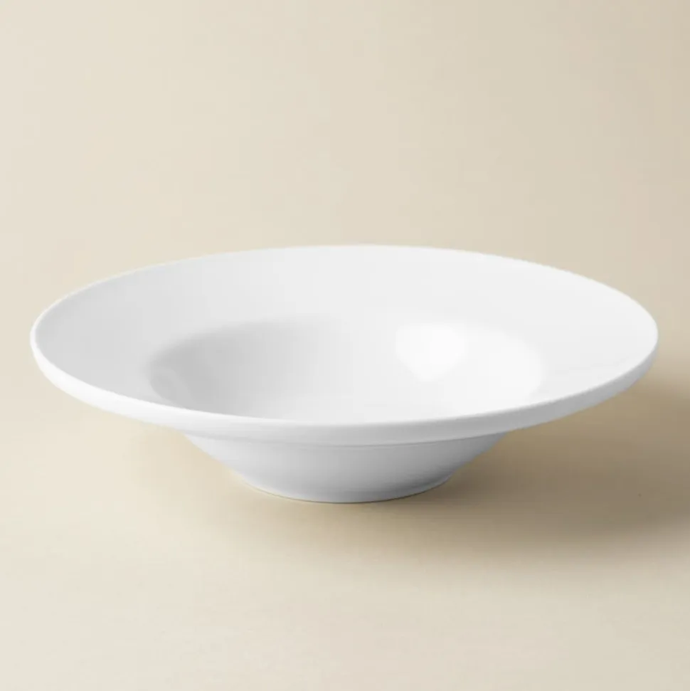 A La Carte 'Oxford' Porcelain Soup- Pasta Plate (White)