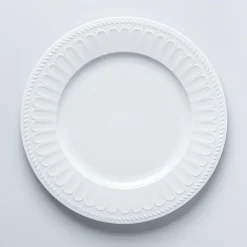 A La Carte 'Petal' Open Stock Dinner Plate 27cm (White)