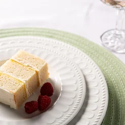 A La Carte 'Petal' Open Stock Dinner Plate 27cm (White)