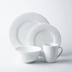 A La Carte Petal Porcelain Side Plate (White)