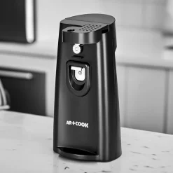 Art+Cook Easy Open 3-In-1 Electric Can Opener (Black)