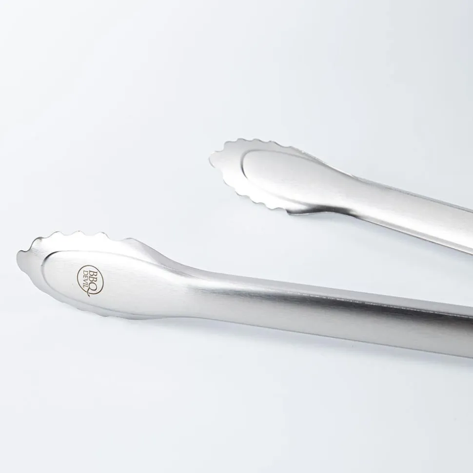 BBQ Devil Stainless Steel Grill Tongs