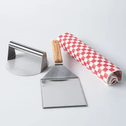 BBQ Devil Stainless Steel Smash Burger Kit - Set of 3