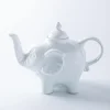 Bia Basic White Porcelain Teapot Elephant (White)