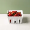 Bia Ceramic Berry Basket 5.5 x 2.95" (White)