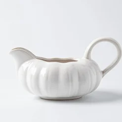 Bia Harvest 'Pumpkin' Gravy Boat (White)