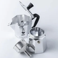 Bialetti Moka Express Stovetop Espresso Maker 6-Cup (Steel)
