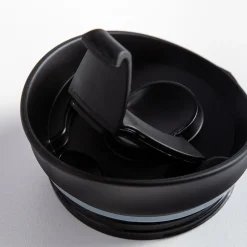 Bodum Silicone Band Double Wall Travel Mug (Gunmetal)