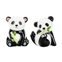 Boston Warehouse Flea Market Shaped 'Panda' Salt & Pepper - Set of 2