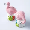 Boston Warehouse Flea Market Shaped 'Flamingo' Salt & Pepper S/2