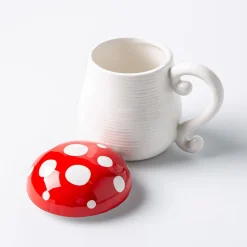 Boston Warehouse Flea Market Shaped 'Mushroom' Mug with Lid