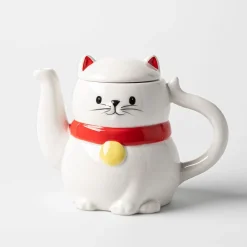 Boston Warehouse Flea Market Shaped 'Happy Cat' Teapot